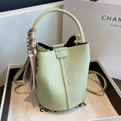 Leather Bucket Bag